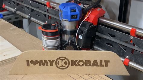 kobalt cnc machine|LowRider v3 DIY CNC w New Kobalt Router cuts massive torsion .